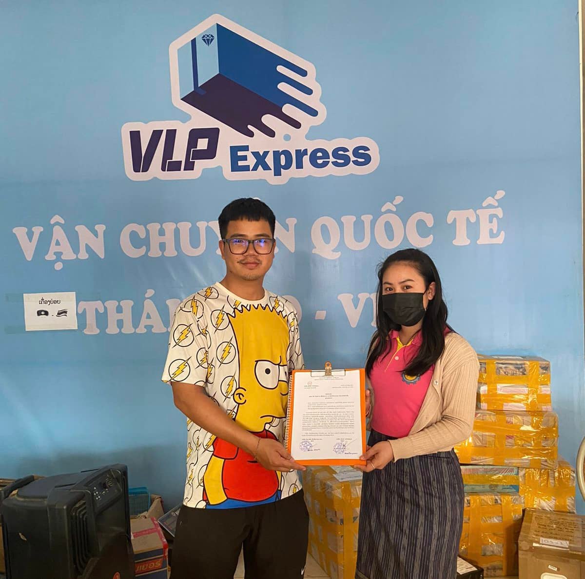 ຂໍຂອບໃຈ ບໍລິສັດ VLP Express ວິລະເພັດຂົນສົ່ງດ່ວນລາວ-ຫວຽດ-ລາວ ຫລາຍໆ ທີ່ຫັນເປັນທັນສະໄໝ ໄລຍະ 1 ຂໍໃຫ້ທຸລະກິດທ່ານ ຈະເລີນຮຸ່ງເຮືອງຂື້ນເທື່ອລະກ້າວ!